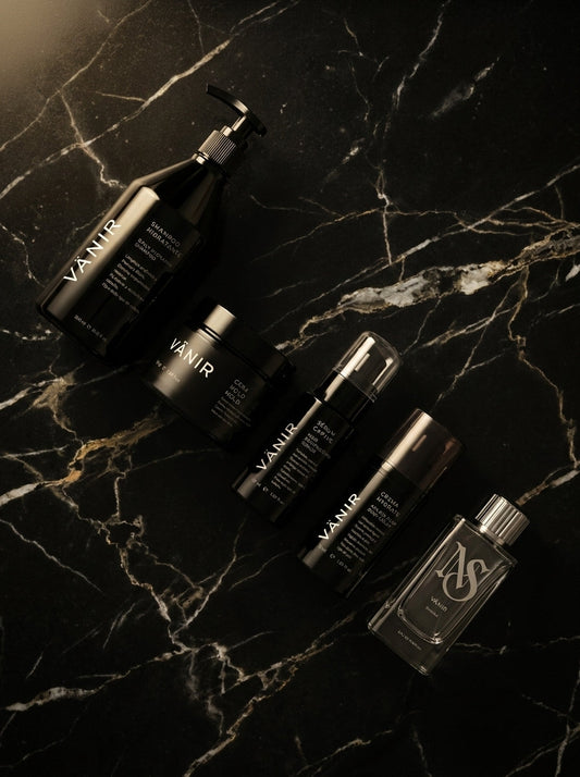 Rutina Completa flatlay 5 productos
