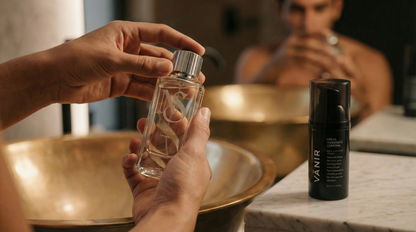 Set Presencia: aplicacion perfume con crema de fondo